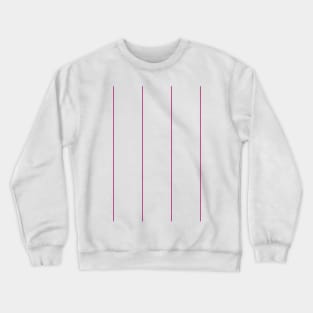 Aston Villa 1982 White and Claret Pinstripe Away Crewneck Sweatshirt